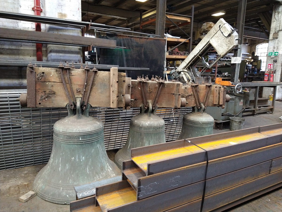 row of bells